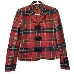 RALPH LAUREN RUGBY vintage plaid blazer jacket